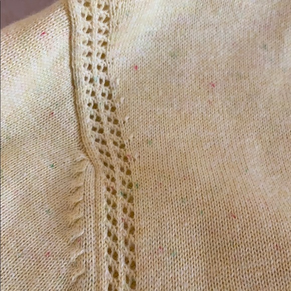 Cabi yellow button up sweater NWOT - Picture 5 of 6